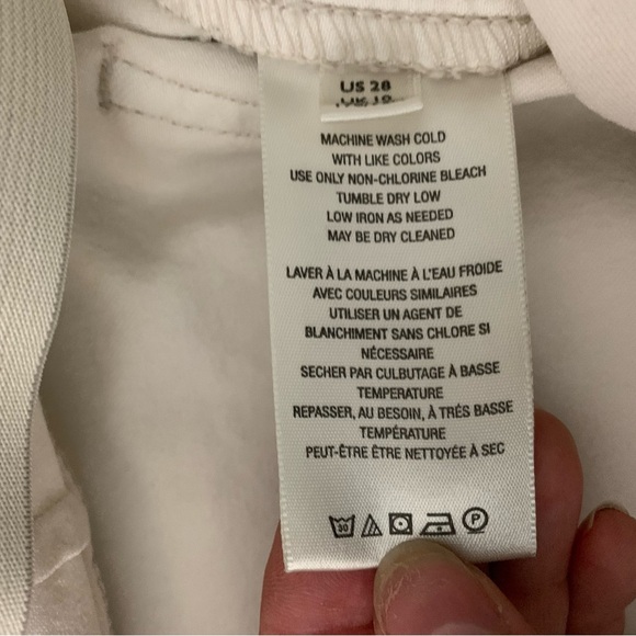 Free People We The Free Flare Leg Jeans Pants Off White Size 28 - Picture 8 of 14